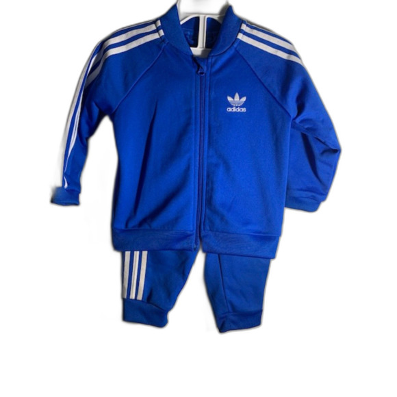 Adidas Jacket & Pants Set 9-12M - Picture 1 of 5